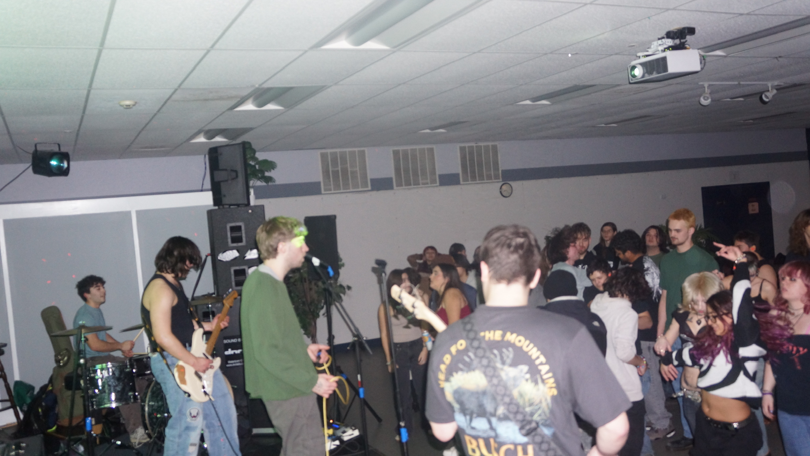 Energetic crowd at NewFare concert