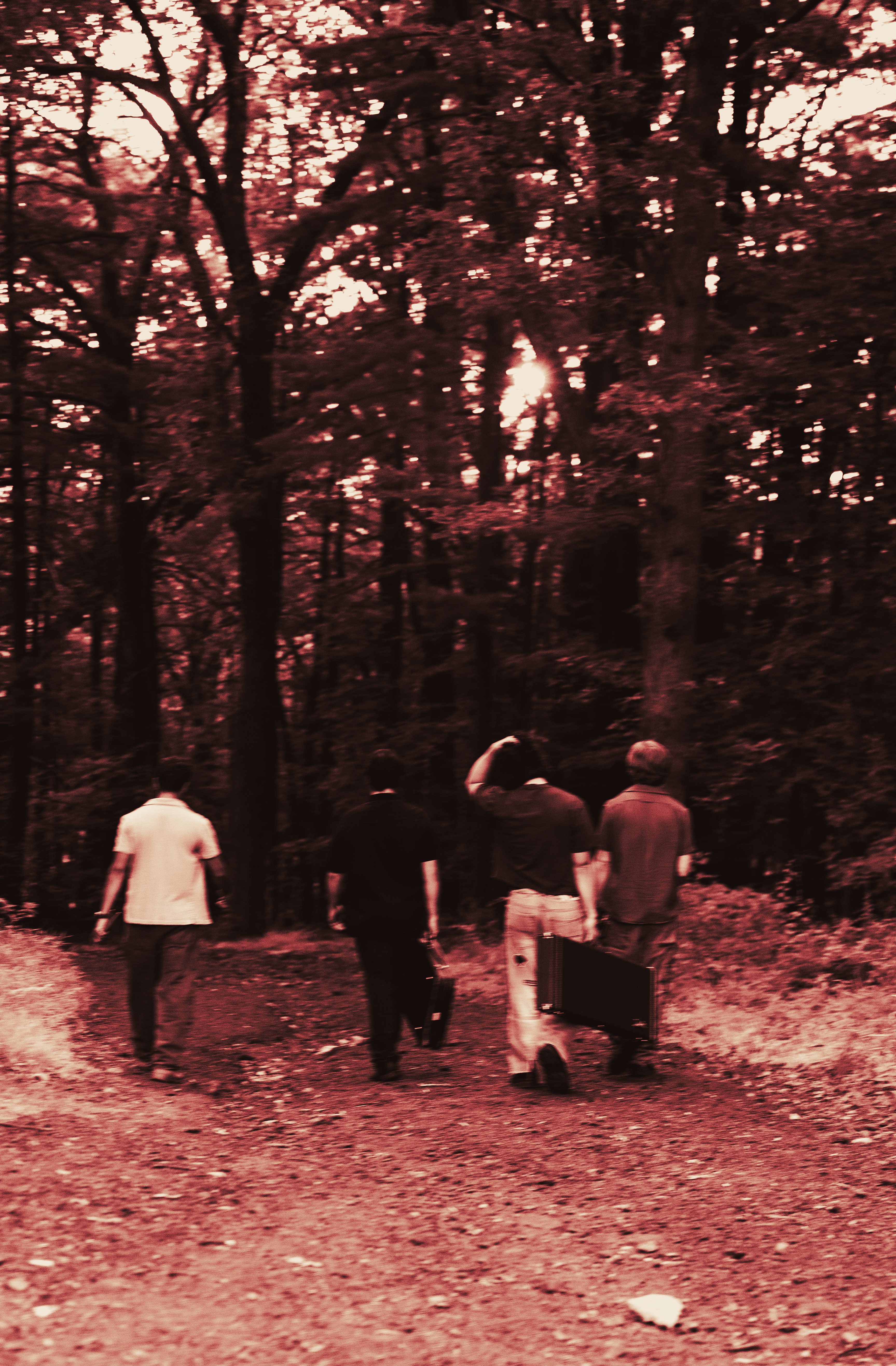 NewFare promotional portrait as they walk away.