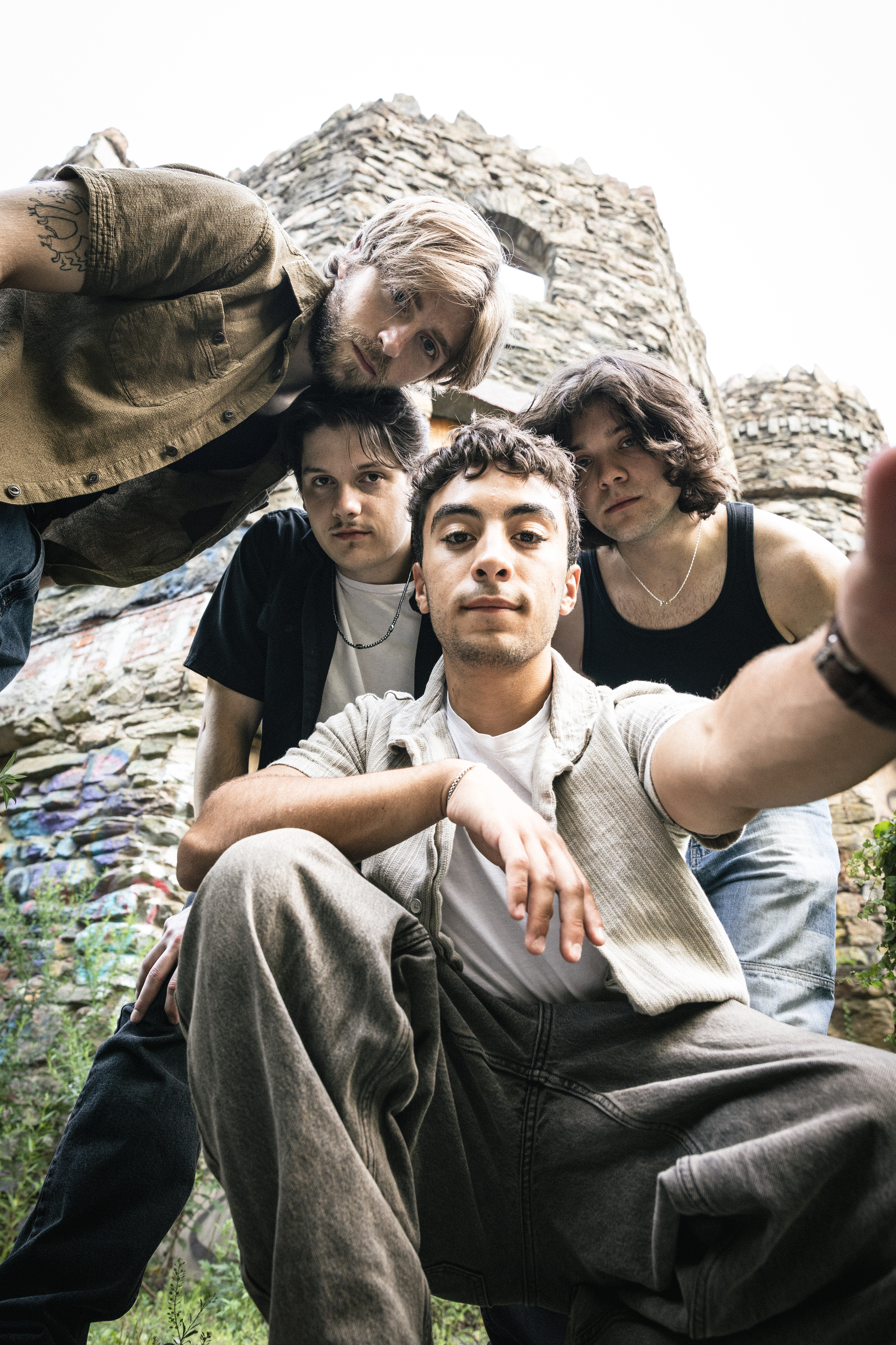 NewFare band promotional photo, whole band.